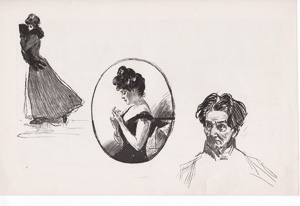 gibson girl sketches